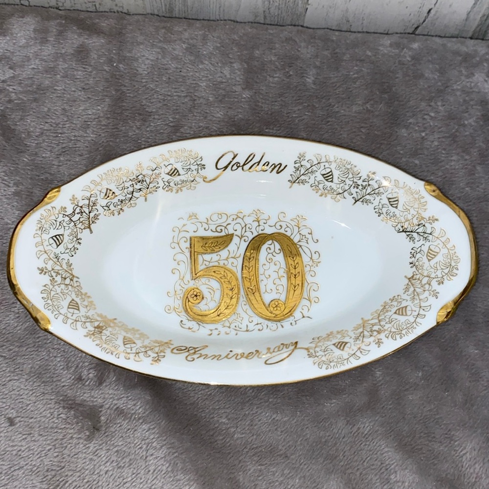 0221 Norcrest 50th Golden Anniversary Dish